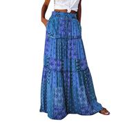 Jupe Longue Femme ete Jupon Boheme Plage 2025 Chic et Elegant Trapeze Jupe Boheme