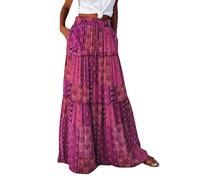 Jupe Longue Femme ete Jupon Boheme Plage 2025 Chic et Elegant Trapeze Jupe Boheme
