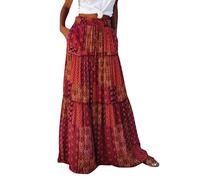 Jupe Longue Femme ete Jupon Boheme Plage 2025 Chic et Elegant Trapeze Jupe Boheme