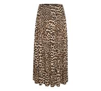 Kaffe - Jupe Leopard Smock Style Classique - Femme - Jupes - Multicolore - Taille: 44/46 FR