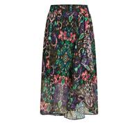 Jupe longue multicolore à imprimé arabesque et à taille élastiquée 44