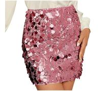 Jupe Longue Paillette Femme 20 Année Princesse Adulte Fluo Deguisement Femme Noel Danse Carnaval Rio Malefique Jupe Short Hiver Fete Nouvel Costume Lutin Adulte Compatible avec FeteM