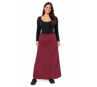 Jupe Longue Velours Rouge Bordeaux Amirah XXXL - (48-50)