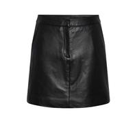YAS Lyma HMW Noos Jupe en Cuir, Noir, L