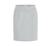 Jupe mi-longue femme Ichi Kate Gris XL
