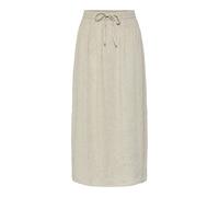 Jupe mi-longue femme Pieces Pia Blanc L