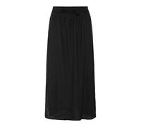 Jupe mi-longue femme Pieces Pia Noir L