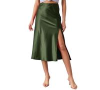 Jupe Mi Longue Fendue Sequin Rouge Élastiquée Maxi Transparente Poudré Automne Cher Eau Blanches Colorée Pale Godet Canard Bandana Multicolore Zèbre Bas Tendances