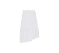 Jupe midi Ã©vasÃ©e Ã Åillets femme Guess Sharon Blanc 2XL