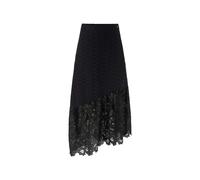 Jupe midi Ã©vasÃ©e Ã Åillets femme Guess Sharon Noir XL