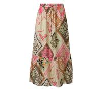 Jupe midi Ã©vasÃ©e Ã imprimÃ© intÃ©gral femme COMMA Rose 34