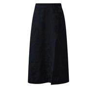 Jupe midi Ã©vasÃ©e avec poches fendues en jacquard femme COMMA Bleu 34
