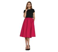 Jupe midi Ã©vasÃ©e femme Nife Rouge 38