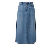Jupe midi en jean évasée en lyocell mélangé à taille haute femme s.Oliver Bleu 46