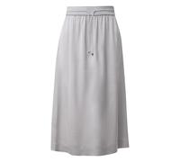 Jupe midi en satin avec ceinture Ã nouer femme COMMA Gris 40