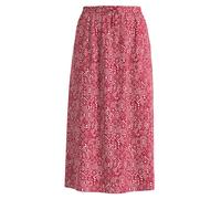 Jupe midi en viscose avec poches fendues et cordon de serrage femme s.Oliver Rouge 44