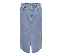 Only Jupe midi femme Bianca Bleu Taille S