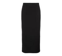 Pieces Femme Pckylie MW Midi Skirt Noos Jupe Not Applicable, Black, S