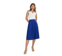 Jupe midi plissÃ©e femme Nife Rayon Bleu 40