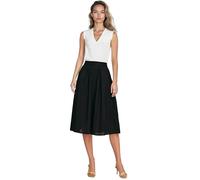 Jupe midi plissÃ©e femme Nife Rayon Noir 40