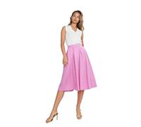 Jupe midi plissÃ©e femme Nife Rayon Rose 42