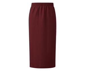 Jupe midi structurée avec fente et taille élastiquée femme s.Oliver Rouge 38