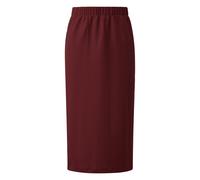 Jupe midi structurée avec fente et taille élastiquée femme s.Oliver Rouge 44
