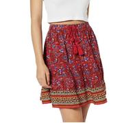 Mini jupe ornÃ©e femme Superdry Vintage Rouge L