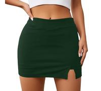 Jupe Noire Femme Jean Plissee Fluide Élastique 2026 Devant Fente Bordeaux Jupette Ample Longueur Volants Métallique Printemps Brodée Princesse Zèbre Quand Roses