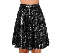 Jupe Paillette Femme Jupe A Paillette Femme Froufrou Skirt Bouffante Short Paillettes Sequin Rose Danse Orientale Doré Sequins Leopard Noir Rave Jaune Xs Volant Doree Pirate Rouge Tenue Festival