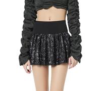 Jupe Paillette Femme Jupe Sequin Short Paillette Belly Dance Costume Skirt Leopard Noir Froufrou Verte A Pirate Doré Élastique À Paillettes Plume 3Xl Doree Jaune Tenue Festival Danse Orientale