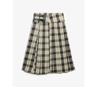 Jupe plissÃ©e Ã carreaux femme Superdry Beige S