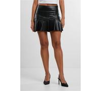 Urban Classics Jupe plissée en similicuir Noir Taille S Femme