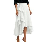 Jupe plissée d'été pour femme, une robe mi-longue élégante qui convient à différentes occasions et peut être combinée de manière polyvalente