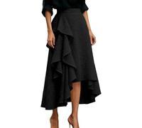 Jupe plissée d'été pour femme, une robe mi-longue élégante qui convient à différentes occasions et peut être combinée de manière polyvalente