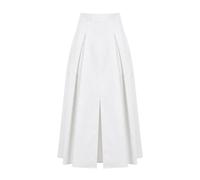 Jupe plissée en toile parachute femme Rinascimento Blanc L