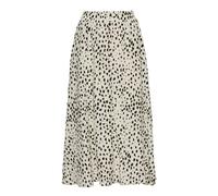 Jupe plissée femme Moss Copenhagen Angelina AOP Beige L