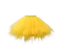 Jupe Plissée Femme Tulle- Jupe Tutu Taille Elastique-Mini Jupe Sexy Femme Couleur Unie pour Fête Danse et Ballet Adulte Jupes Multi-Layer Bouffante Couleurs Variées Déguisement Carnaval Jupes