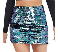 Jupe PlisséE, Jupe Midi à Sequins pour Femme Rose Noire Blanche pour Femme Tutu pour Fille