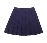 Jupe Plissée Women Skirts High Waist A-Line Woman Pleated Skirt Summer Mini Ladies Short(Purple,XL)