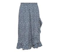 Jupe portefeuille longue femme Only Olivia - blue mirage - M M