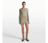 Jupe portefeuille NikeSKIMS Stretch Knit pour femme NSKM DUNE XL