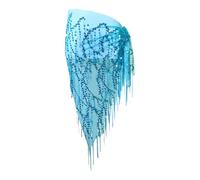 Jupe pour Chien - avec Écharpe À Paillettes Et Chaîne Secouante des Hanches,Jupes De Danse du Ventre pour Chiens | pour Chiot De Race Moyenne Gros Chat Accessoire Fête Performance