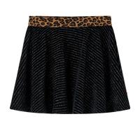 Jupe pour Enfants avec Ceinture Léopard Jupette Vêtement Tout-petits Noir 116 vi