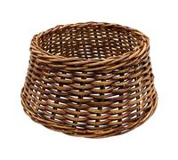 Jupe pour sapin de Noël, en osier, naturelle - Support décoratif pour sapin de Noël - 60 cm