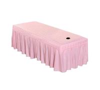 Jupe pour table de massage Couvre-lit à carreaux for Salon de beauté, 1 pièce, jupe lit, Massage, Table SPA, drap épais avec trou, couvre-lit, couverture complète(Color 10,190x80 bedcover only)