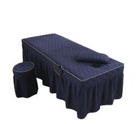 Jupe pour table de massage Jupe de lit épaisse for Salon beauté, Table Massage, couvre-lit, drap thérapie SPA, avec trou(Color 6,80x190cm)