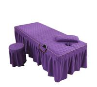 Jupe pour table de massage Jupe de lit épaisse for Salon beauté, Table Massage, couvre-lit, drap thérapie SPA, avec trou(Color 2,80x190cm)
