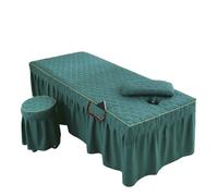 Jupe pour table de massage Jupe de lit épaisse for Salon beauté, Table Massage, couvre-lit, drap thérapie SPA, avec trou(Color 4,80x190cm)