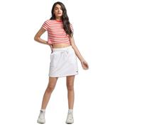 Jupe rayée femme Superdry Vintage Hockey Blanc XS